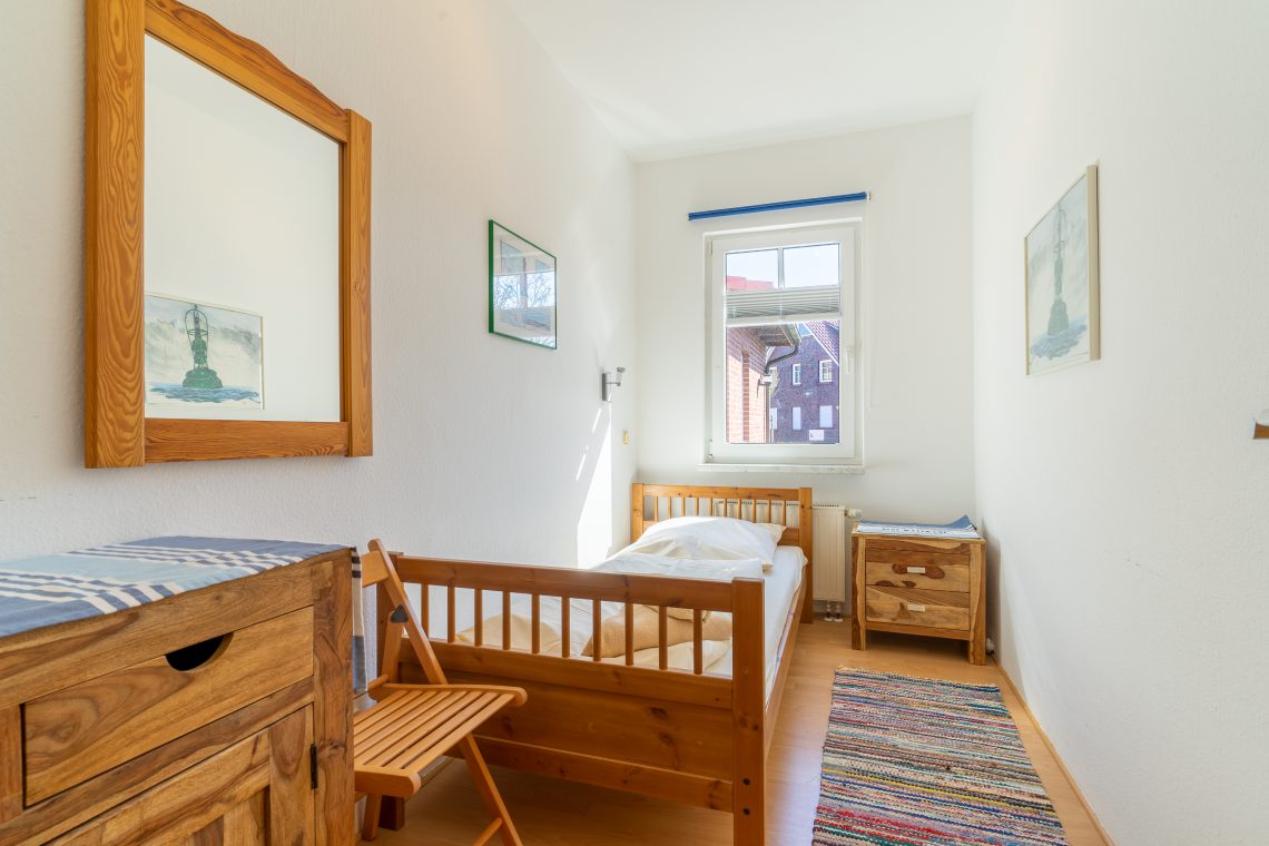 Ferienwohnung Norderney Backbord Kinderzimmer Bett